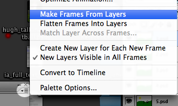 make frames from layers